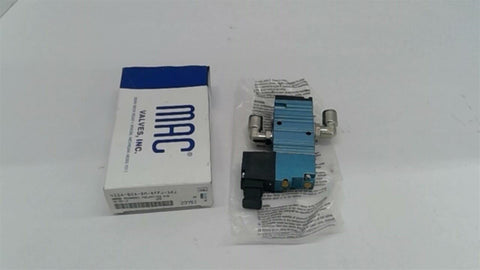 MAC 411A-B0A-DM-DFFJ-1KJ Solenoid Valve 120 PSI with DMB-DFFJ-1KJ 24 VDC 2.4 W