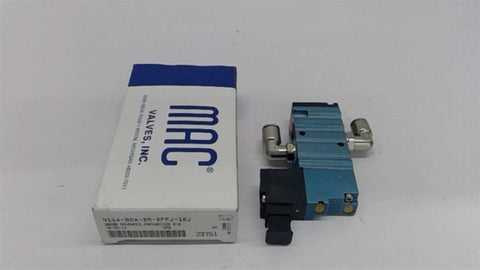 MAC 411A-BQA-DM-DFFJ-1KJ Solenoid Valve with DMB-DFFJ-1KJ 120 PSI 24 VDC 2.4 W