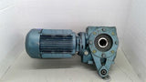 SEW DFT80K2 1HP Gear Motor 3300RPM 3PH 230/460V 9.23:1 Ratio