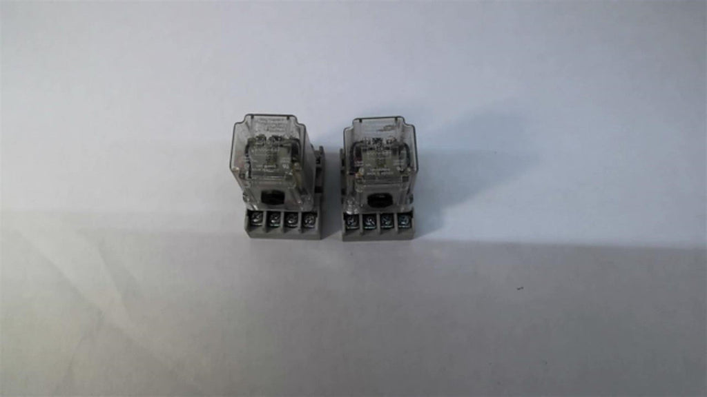 Tyco Electronics KRP-11AN-120 Relay with Base 120 V Lot of 2