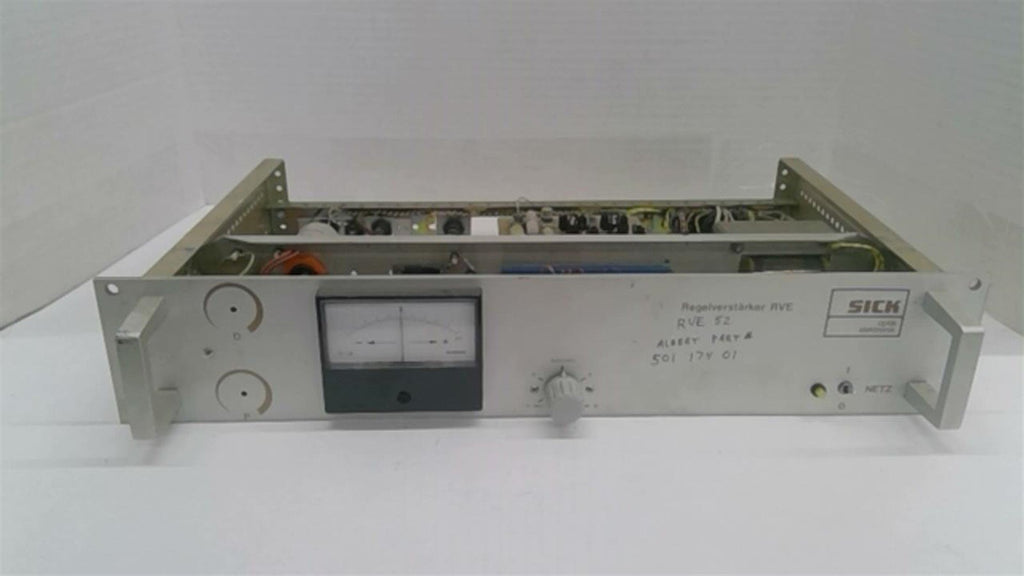 Sick RVE52-111 Control Amplifier 2 004 739 9013 1291 220 Volt .25 Amp