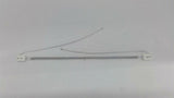 64231024 Bare Quartz Halogen Infra Red Medium Wave Braided Leads 235V 1000W