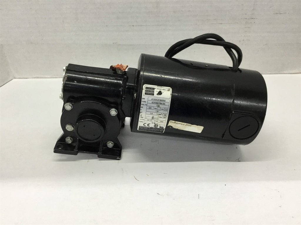 Bodine 42A5BEPM-5N 1/4HP DC Gear Motor 130V DC 10:1 Ratio