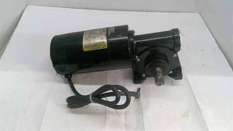 Baldor GP7406 1/4HP DC 30:1 Gear motor 104 RPM 74-JK-0 90VDC TEFC