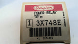 Dayton 3X748E Power Relay DPDT 12 VDC