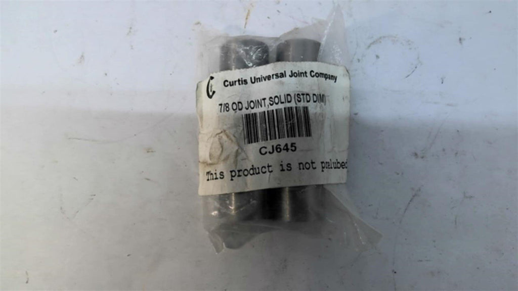 Curits CJ645 7/8 OD Joint Solid Package of 2