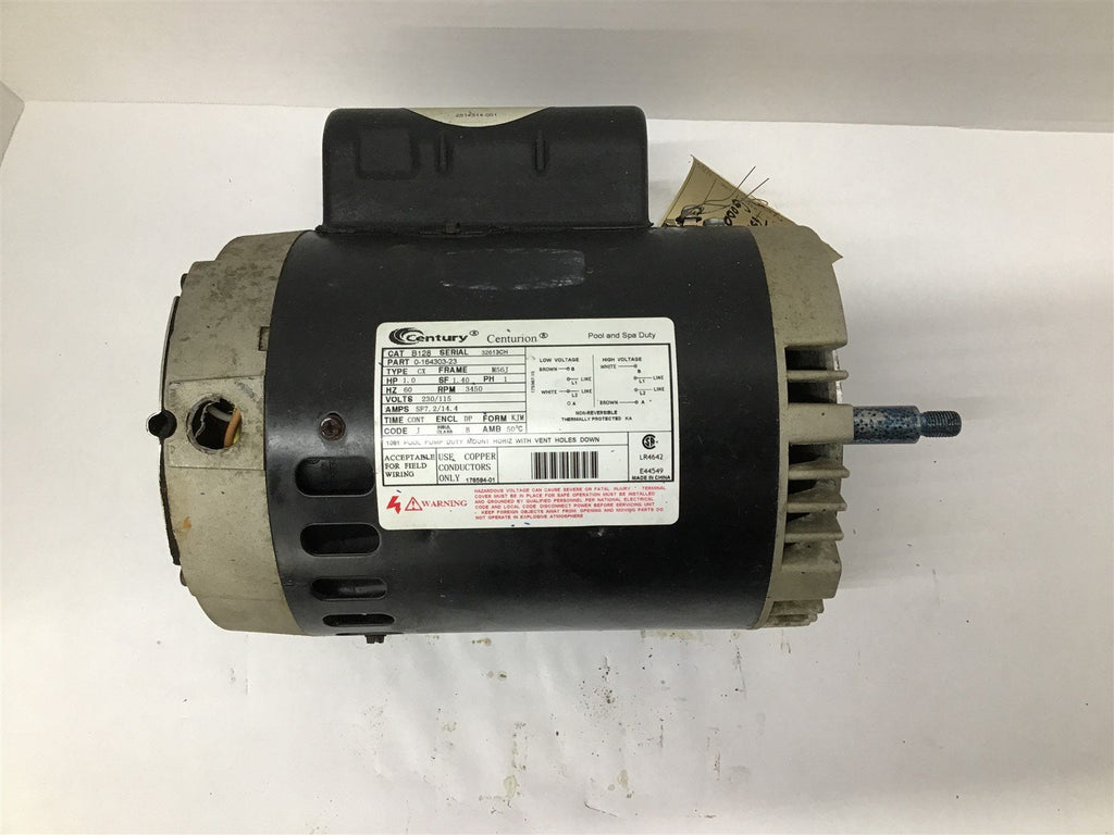 Century B128 1 HP 230/115V 3600 RPM 2P 56J-FR 1PH 60HZ DP AC Motor