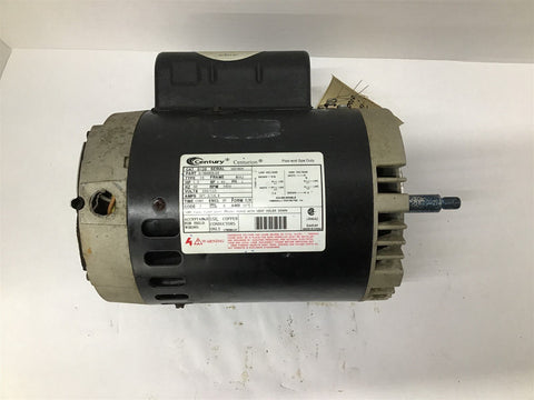 Century B128 1 HP 230/115V 3600 RPM 2P 56J-FR 1PH 60HZ DP AC Motor