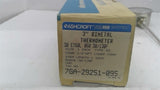 Ashcroft 30EI60L06030/130F Bimetal Thermometer 3"