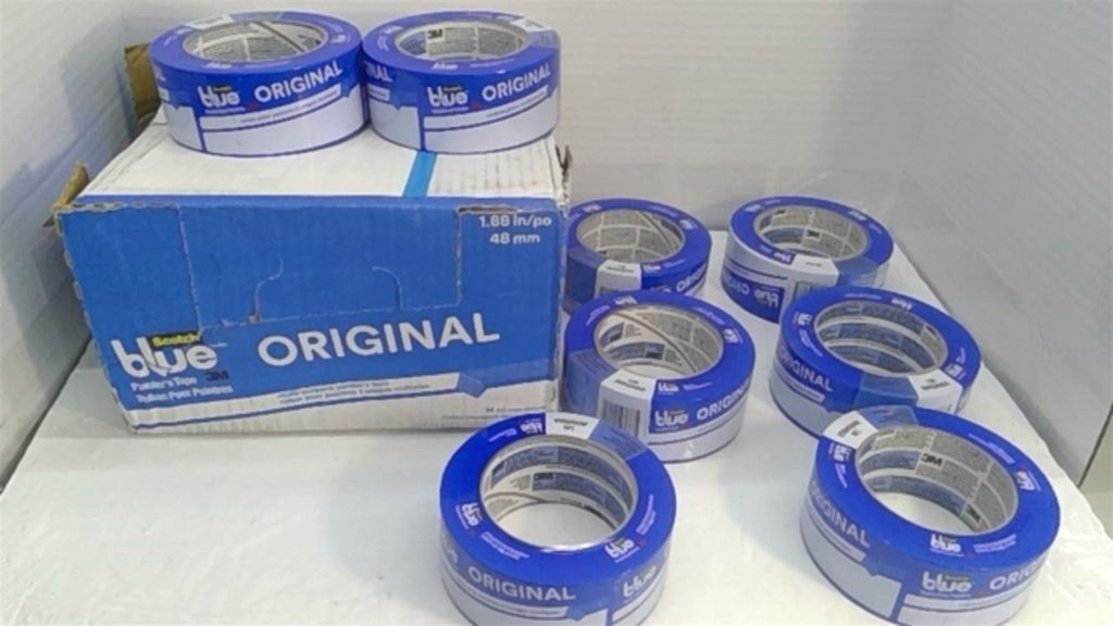 Scotch 2090-48-E-G 3M Blue Painter's Tape Lot of 8