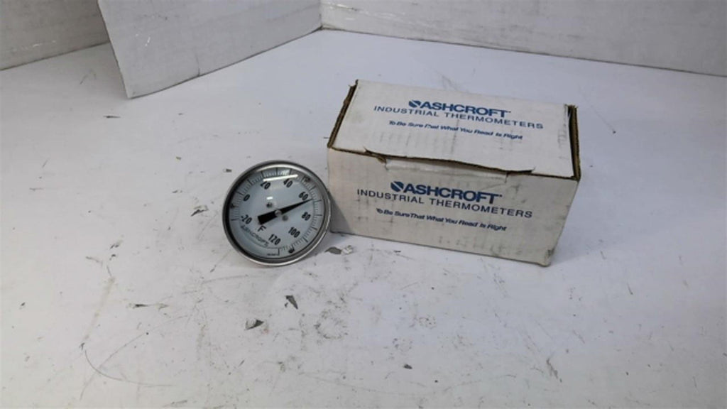 Ashcroft 3" 30EI60R025 Thermometer 182 NPT Back