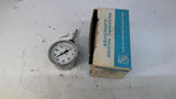 Ashcroft 30 EI60L 025 3" Bimetal Thermometer 1/2" NPT