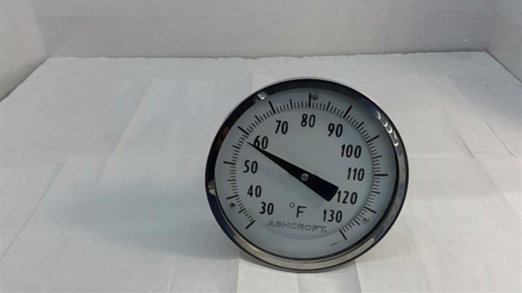 Ashcroft 100C-1 30-130 Degree Bimetal Thermometer