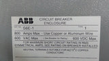 ABB S6N Circuit Breaker Enclosure S6E-1 600 Amp 600 Vac
