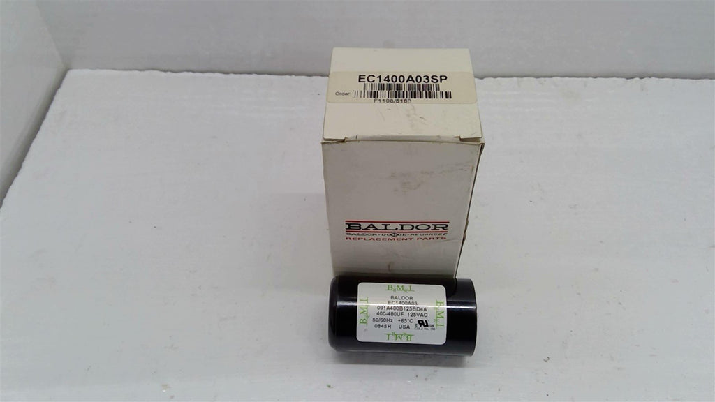 Baldor EC1400A03SP Capacitor 400-480 UF 125 Vac