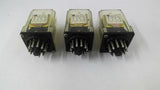 RELE C43C0 Relay 1/4 HP 10 Amp 24 VDC Lot Of 3