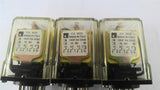 RELE C43C0 Relay 1/4 HP 10 Amp 24 VDC Lot Of 3