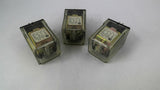RELE C43C0 Relay 1/4 HP 10 Amp 24 VDC Lot Of 3