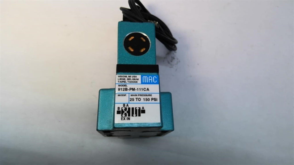 MAC 912B-PM-111CA Solenoid Valve
