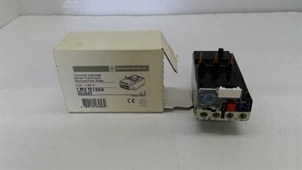 Telemecanique LR2-D1304 Thermal Overload Relay 0.40-0.63 Amp