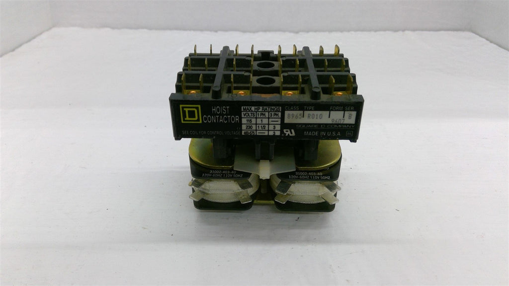 Square D 8965R010-B Hoist Contactor