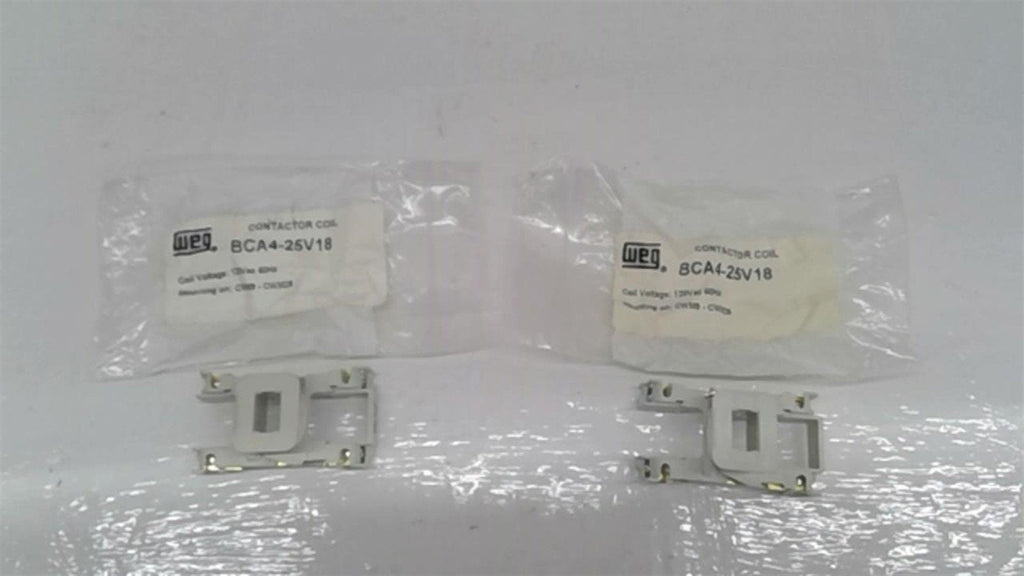WEG BCA4-25V18 120V 60hZ Contactor Coil Lot of 2