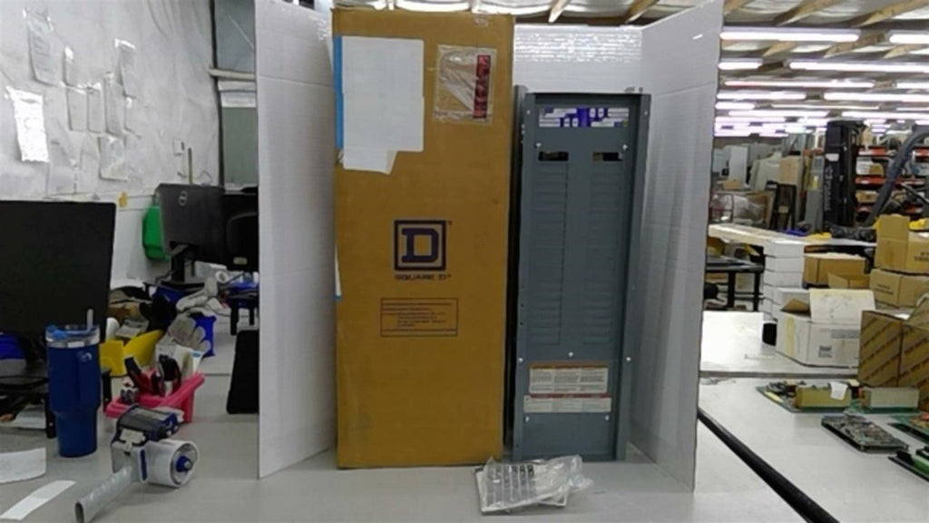 Square D NQ0D442L225CU 24 Main Lug 42 Circuit Poles 240V 3PH Panelboard 225 Amp