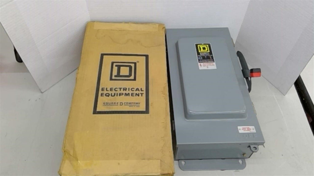 Square D HU-363-AWK 600VAC 3PH 100 Amps 250VDC Safety Switch