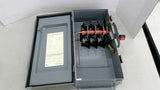 Square D HU-363-AWK 600VAC 3PH 100 Amps 250VDC Safety Switch
