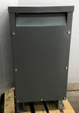 Square D 15S40H 15KVA Transformer 480V Pri 120/240 Sec Single Phase