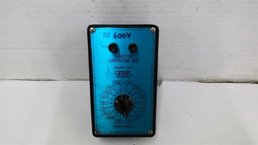 Eico 1120 Capacitor Substitution Box 600 Volts