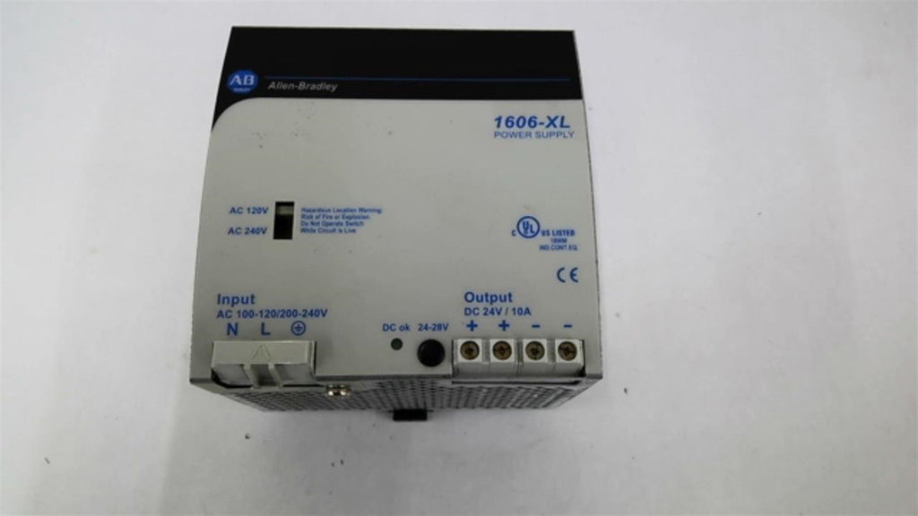 Allen Bradley 1606-XL240E Power Supply 24-28 Volt Output 10 Amp 240 W