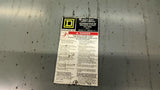 Square D CHU365 Safety Switch 600VAC 400A