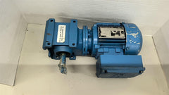 Sew Eurodrive 832 DT7104 1HP AC Gear Motor 1800/197 RPM 4P 3PH 230/460V TEFC