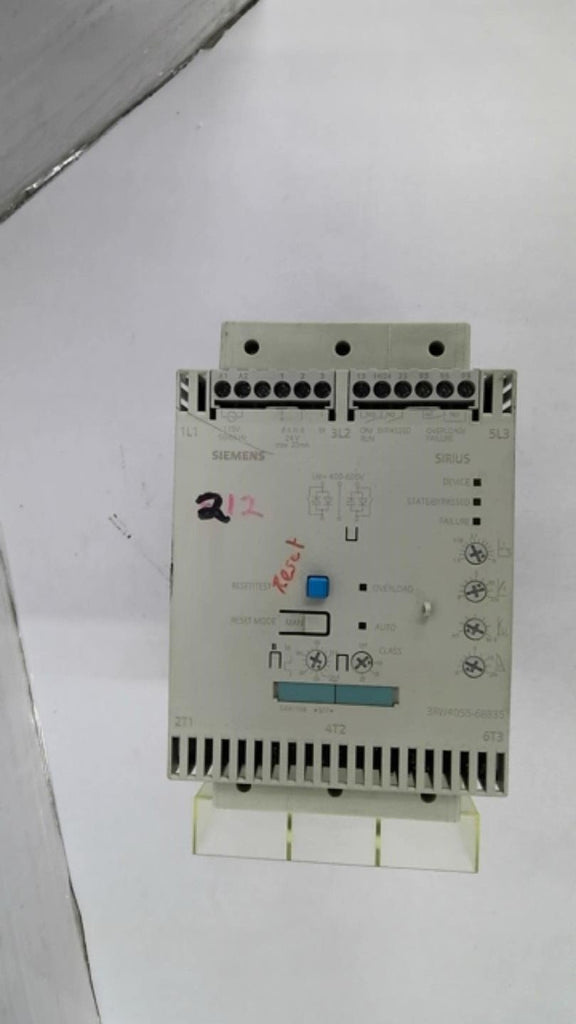 Siemens 3RW4055-6BB35 Semiconductor Motor Starter 460 Volt 75 Hp