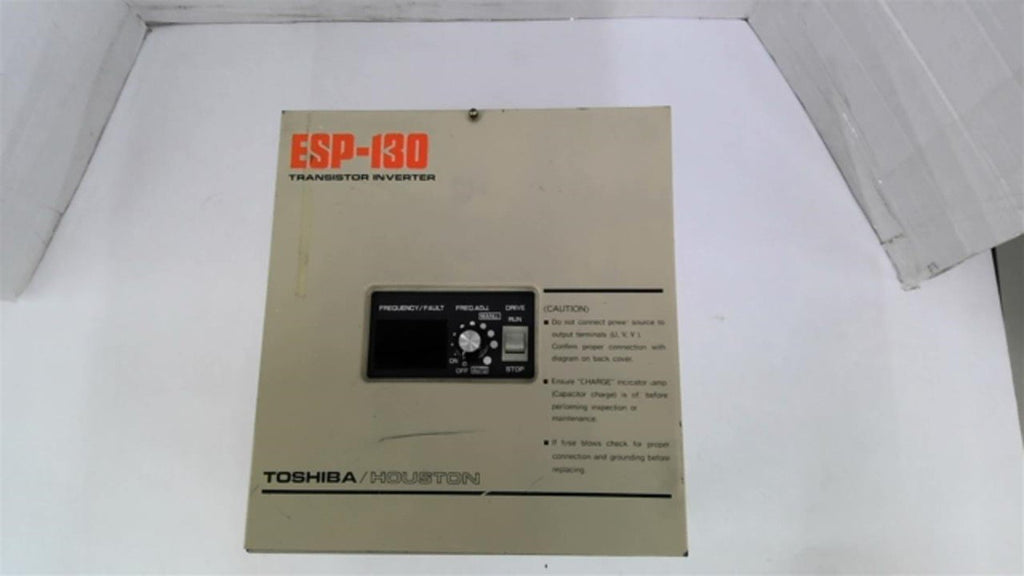 Toshiba Vt130G1-202580 ESP-130 Transistor Inverter 2.5 KVA 208/230 V 2 Hp