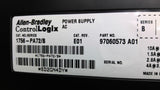 Allen-Bradley 1756-A17/B Control Logix 17 Slot Chassis Rack W/ AB 1756-PA72/B