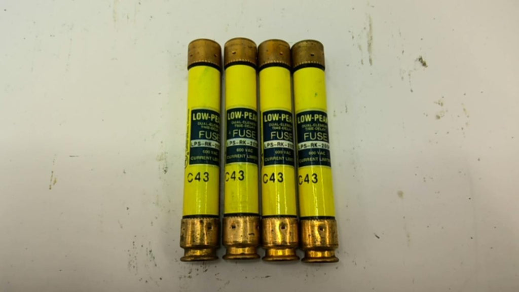 Low-Peak LPS-RK-20SP 600VAC Lot of 4