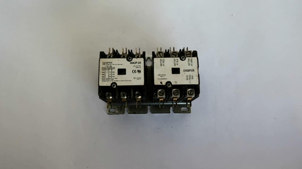 Champion 30A3P-24 24VAC 50/60HZ Contactor 30 Amp