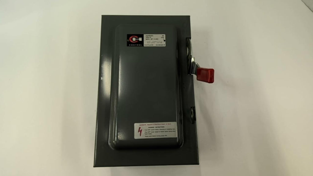 Cutler-Hammer DH221N 30A 240V 3PH Safety Switch