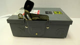 Square D D221N 30A 240VAC Safety Switch