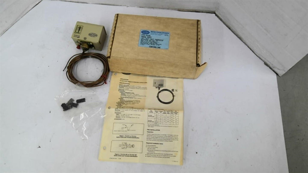 Barber Colman TC-5141 Manual Reset Low Limit Duct Thermostat 34-60 Degree