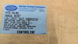 Barber Colman TC-5141 Manual Reset Low Limit Duct Thermostat 34-60 Degree