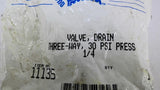 Barnes Distribution 11135 Valve Drain Three-Way
