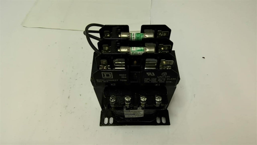 Square D 9070TF150D1 0.15 KVA Transformer 240 480 Pri 110 120 Sec