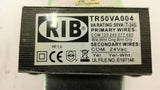 RIB TR50VA004 Transformer 50 VA 120 240 277 480 Pri 24 Vac Sec