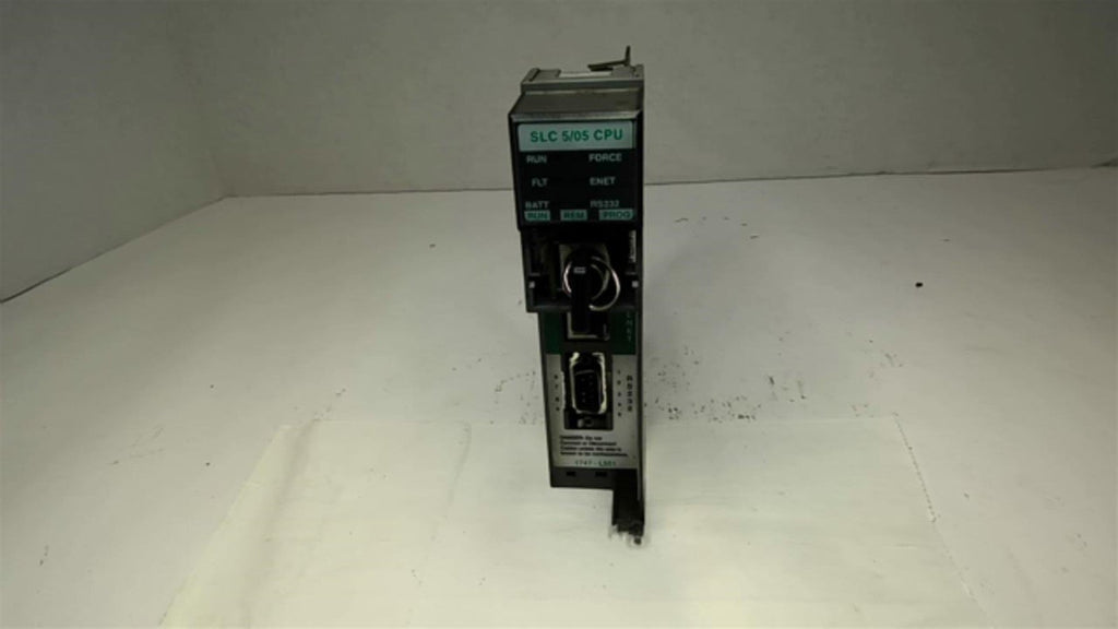 Allen Bradley 1747-L551 SLC 500 Processor Unit Missing Front Cover