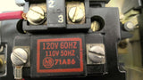 Allen Bradley 705-B0D103 Reversing Starter 460 volt 10 Hp 3 Phase 120 volt Coil