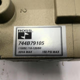 Ross 1616C2020Z Solenoid Pilot With 744B79105 Directional Control Valve