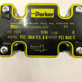 Parker D1VM020BNJG5 Solenoid Valve 5000 PSI 24VDC